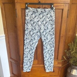 Zyia-Moon Patterned Tie-Dye Leggings